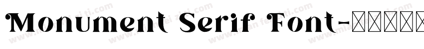 Monument Serif Font字体转换